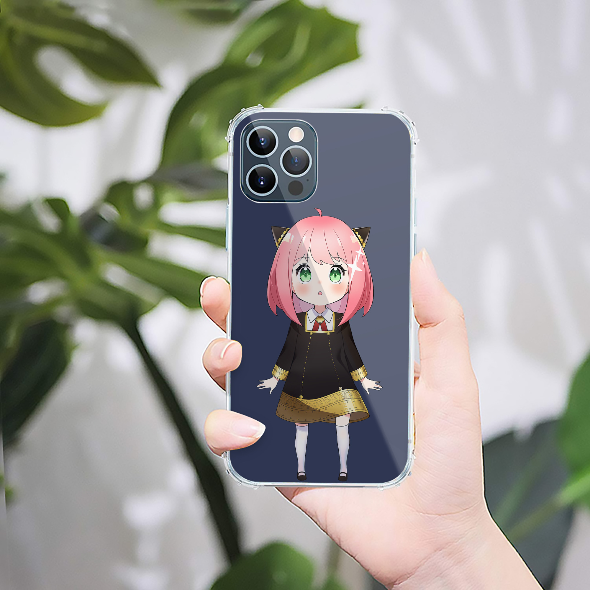 （画像用） SPY×FAMILY间谍家家酒 【iPhone 12シリーズ対応】透明スマホケース（クリアソフトケース）